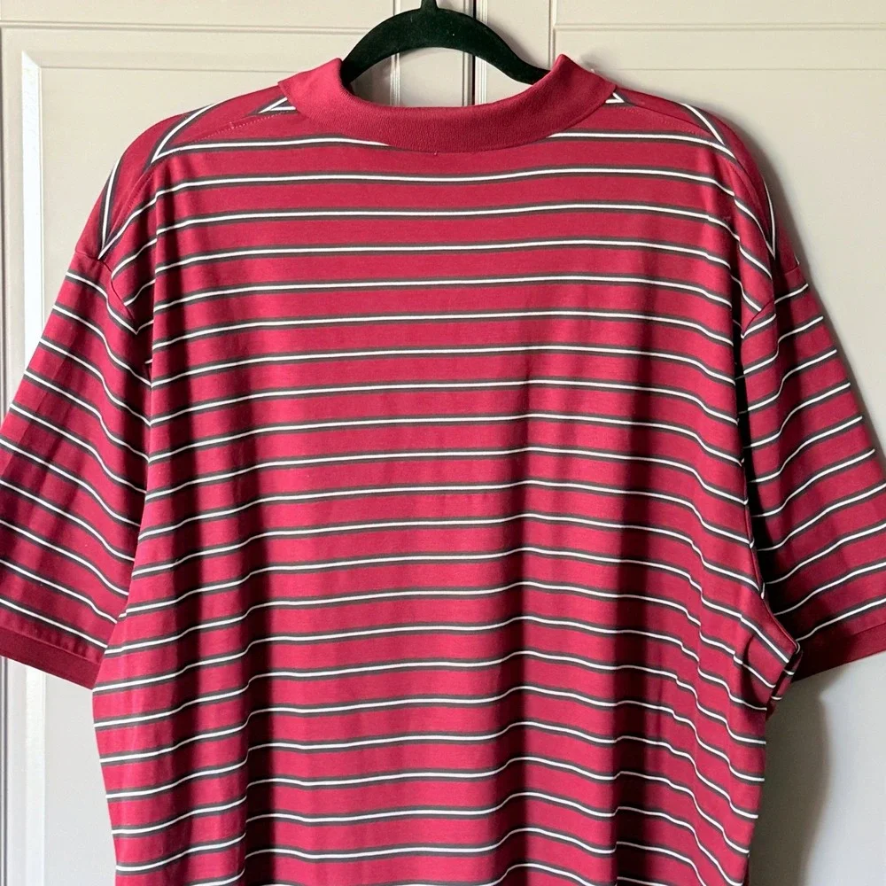 Polo Ralph Lauren Classic Fit Striped Soft Polo Shirt, Burgundy Navy, XXL